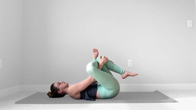 figure four pose